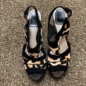 Leopard Dior heels